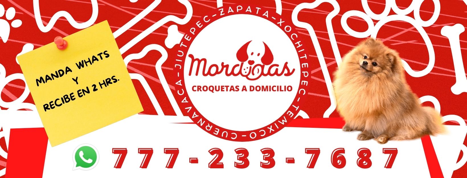 Mordidas croquetas a domicilio en Cuernavaca